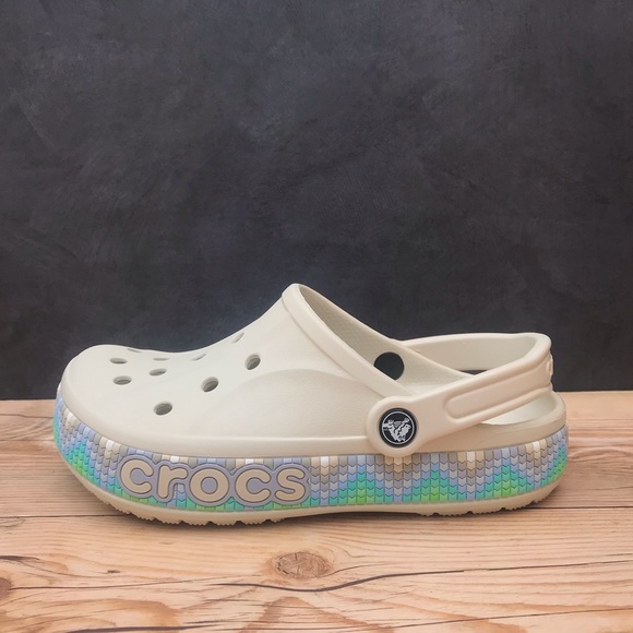 Bayaband Clog Crocs Chevron CROCS Women Powder Blue Bayaband